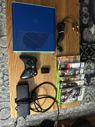 Xbox 360 console 500gb blue - console,